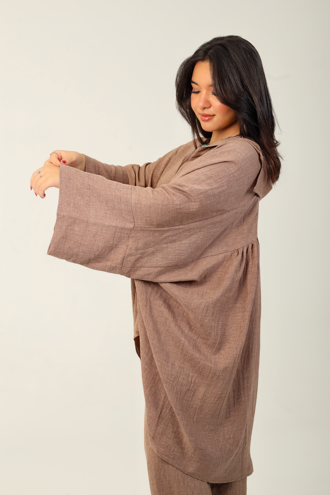 Flow Kimono Set Mocha