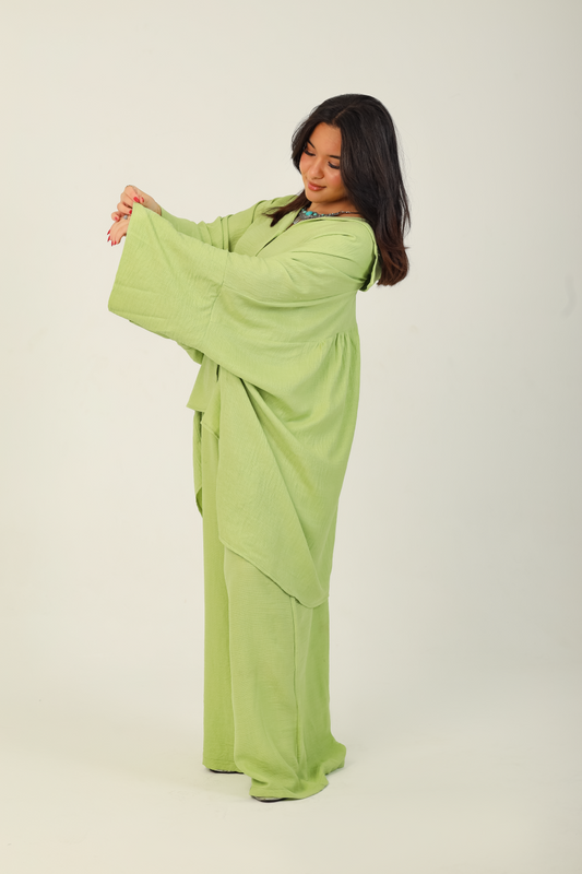 Flow Kimono Set Pistachio