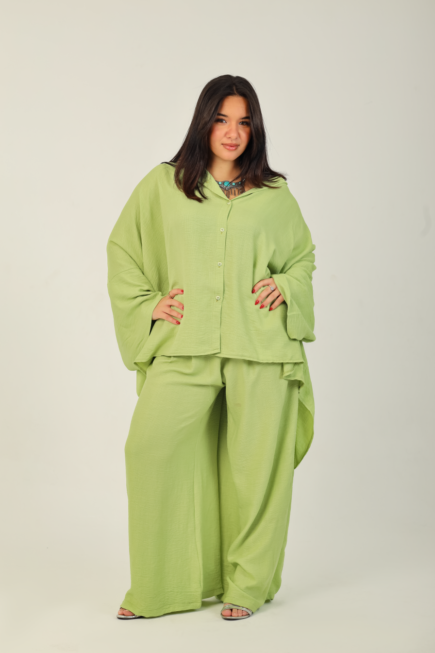 Flow Kimono Set Pistachio